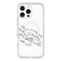 スリムプロテクションプレミアムケース with MagSafe［ Coexist No.2 - White ］