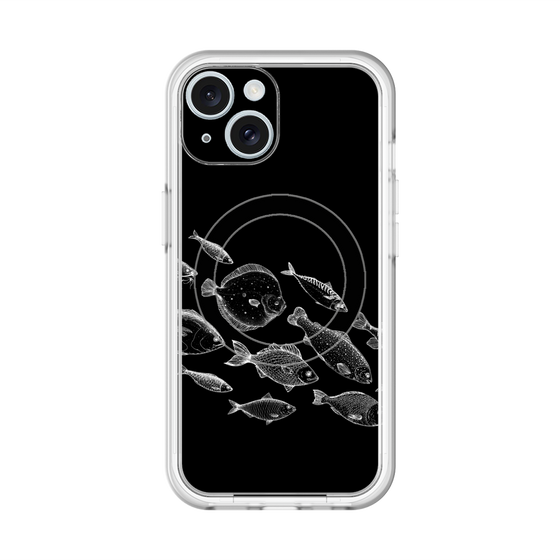 スリムプロテクションプレミアムケース with MagSafe［ Coexist No.2 - Black ］