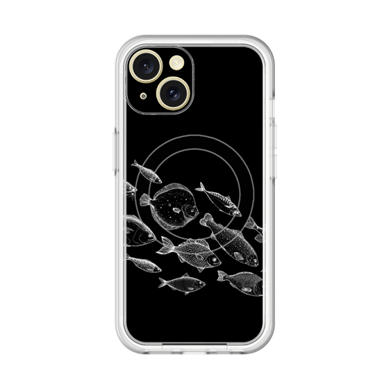 スリムプロテクションプレミアムケース with MagSafe［ Coexist No.2 - Black ］