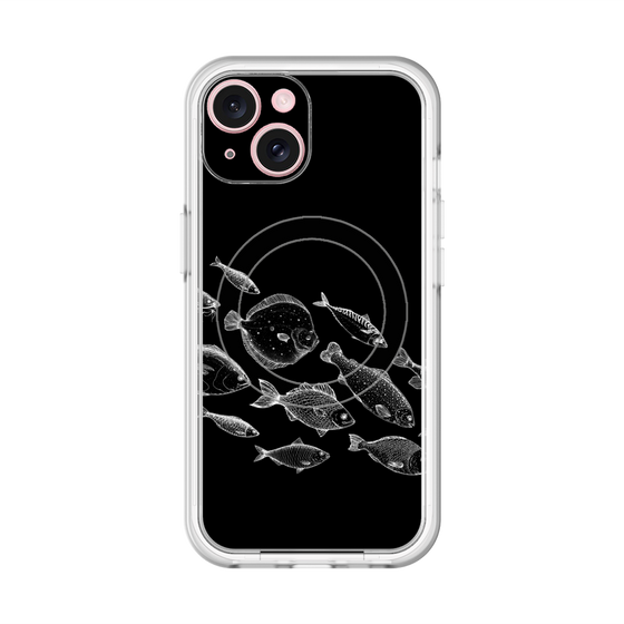 スリムプロテクションプレミアムケース with MagSafe［ Coexist No.2 - Black ］