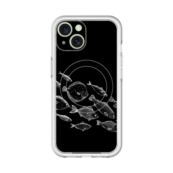 スリムプロテクションプレミアムケース with MagSafe［ Coexist No.2 - Black ］