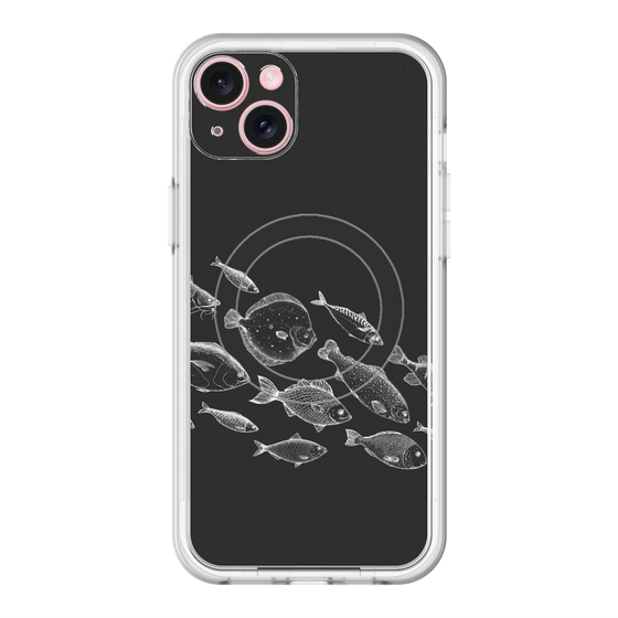 スリムプロテクションプレミアムケース with MagSafe［ Coexist No.2 - Black ］