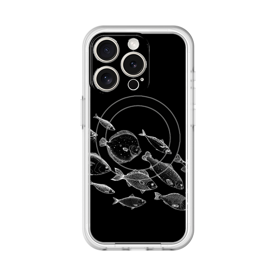 スリムプロテクションプレミアムケース with MagSafe［ Coexist No.2 - Black ］