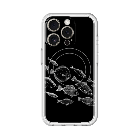 スリムプロテクションプレミアムケース with MagSafe［ Coexist No.2 - Black ］