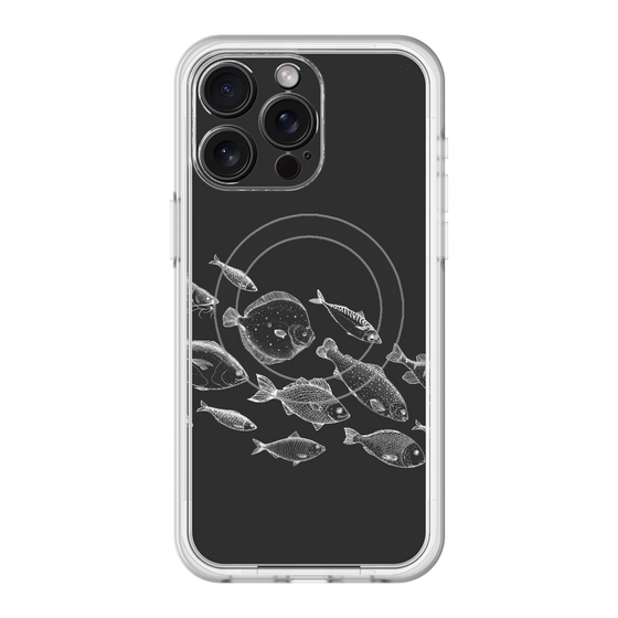 スリムプロテクションプレミアムケース with MagSafe［ Coexist No.2 - Black ］