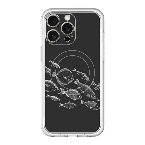 スリムプロテクションプレミアムケース with MagSafe［ Coexist No.2 - Black ］