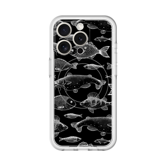 スリムプロテクションプレミアムケース with MagSafe［ Coexist No.3 - Black ］