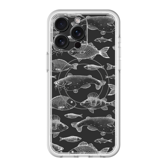 スリムプロテクションプレミアムケース with MagSafe［ Coexist No.3 - Black ］