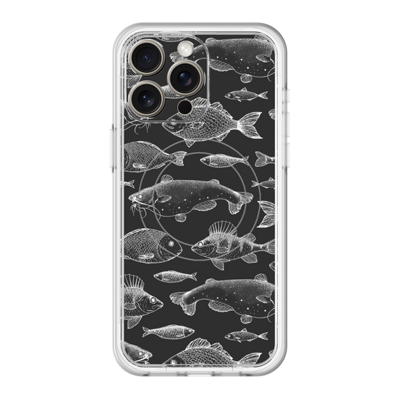 スリムプロテクションプレミアムケース with MagSafe［ Coexist No.3 - Black ］
