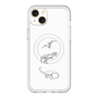 スリムプロテクションプレミアムケース with MagSafe［ Dinosaurs No.1 - White ］