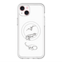 スリムプロテクションプレミアムケース with MagSafe［ Dinosaurs No.1 - White ］