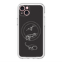スリムプロテクションプレミアムケース with MagSafe［ Dinosaurs No.1 - Black ］