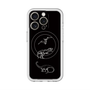 スリムプロテクションプレミアムケース with MagSafe［ Dinosaurs No.1 - Black ］