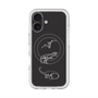スリムプロテクションプレミアムケース with MagSafe［ Dinosaurs No.1 - Black ］