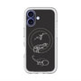 スリムプロテクションプレミアムケース with MagSafe［ Dinosaurs No.1 - Black ］