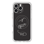スリムプロテクションプレミアムケース with MagSafe［ Dinosaurs No.1 - Black ］