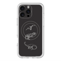 スリムプロテクションプレミアムケース with MagSafe［ Dinosaurs No.1 - Black ］
