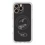 スリムプロテクションプレミアムケース with MagSafe［ Dinosaurs No.1 - Black ］