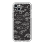 スリムプロテクションプレミアムケース with MagSafe［ Dinosaurs No.2 - Black ］