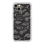 スリムプロテクションプレミアムケース with MagSafe［ Dinosaurs No.2 - Black ］
