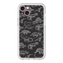 スリムプロテクションプレミアムケース with MagSafe［ Dinosaurs No.2 - Black ］