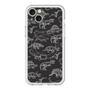 スリムプロテクションプレミアムケース with MagSafe［ Dinosaurs No.2 - Black ］