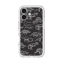 スリムプロテクションプレミアムケース with MagSafe［ Dinosaurs No.2 - Black ］
