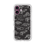 スリムプロテクションプレミアムケース with MagSafe［ Dinosaurs No.2 - Black ］