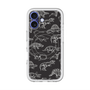 スリムプロテクションプレミアムケース with MagSafe［ Dinosaurs No.2 - Black ］