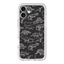 スリムプロテクションプレミアムケース with MagSafe［ Dinosaurs No.2 - Black ］