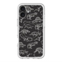 スリムプロテクションプレミアムケース with MagSafe［ Dinosaurs No.2 - Black ］