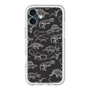 スリムプロテクションプレミアムケース with MagSafe［ Dinosaurs No.2 - Black ］