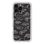 スリムプロテクションプレミアムケース with MagSafe［ Dinosaurs No.2 - Black ］
