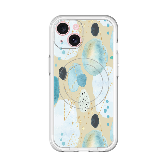 スリムプロテクションプレミアムケース with MagSafe［ 北欧水彩 - 01 ］