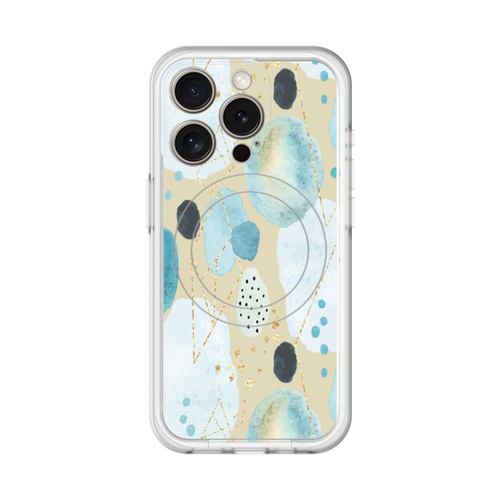 スリムプロテクションプレミアムケース with MagSafe［ 北欧水彩 - 01 ］