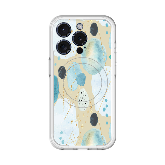 スリムプロテクションプレミアムケース with MagSafe［ 北欧水彩 - 01 ］