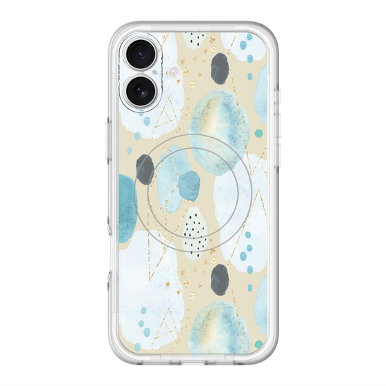 スリムプロテクションプレミアムケース with MagSafe［ 北欧水彩 - 01 ］