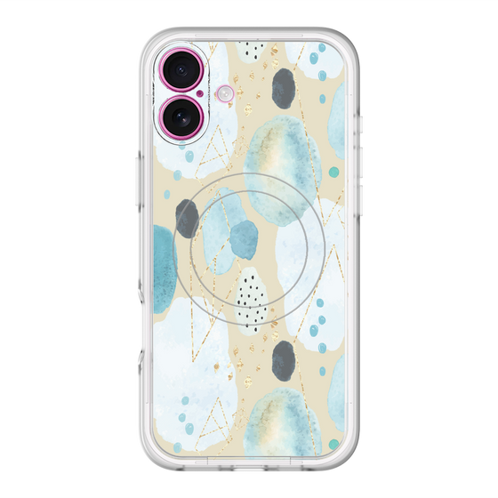 スリムプロテクションプレミアムケース with MagSafe［ 北欧水彩 - 01 ］