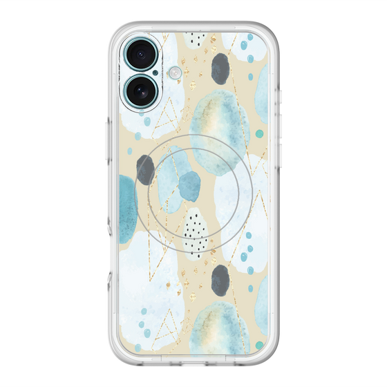 スリムプロテクションプレミアムケース with MagSafe［ 北欧水彩 - 01 ］
