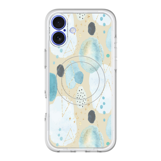 スリムプロテクションプレミアムケース with MagSafe［ 北欧水彩 - 01 ］