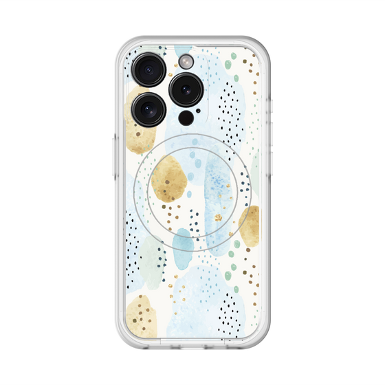 スリムプロテクションプレミアムケース with MagSafe［ 北欧水彩 - 02 ］