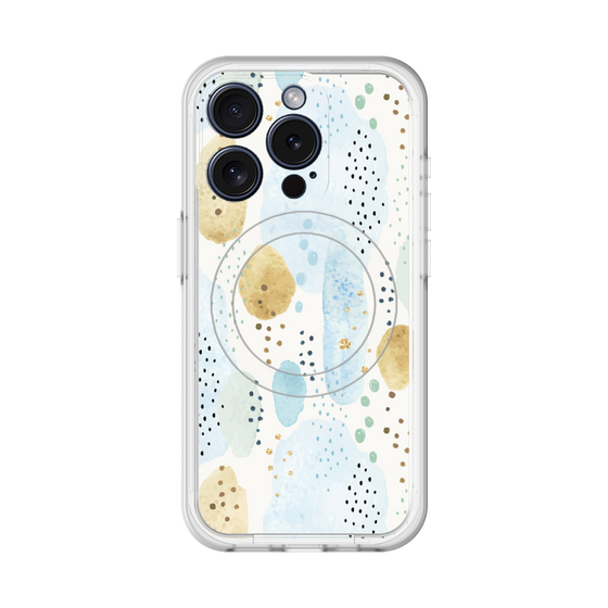スリムプロテクションプレミアムケース with MagSafe［ 北欧水彩 - 02 ］