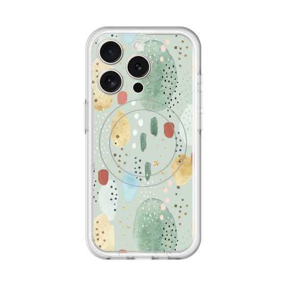 スリムプロテクションプレミアムケース with MagSafe［ 北欧水彩 - 03 ］