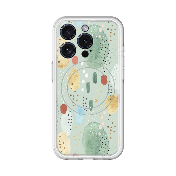 スリムプロテクションプレミアムケース with MagSafe［ 北欧水彩 - 03 ］