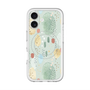 スリムプロテクションプレミアムケース with MagSafe［ 北欧水彩 - 03 ］