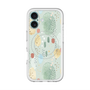 スリムプロテクションプレミアムケース with MagSafe［ 北欧水彩 - 03 ］