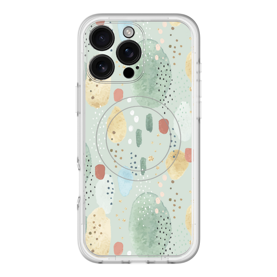 スリムプロテクションプレミアムケース with MagSafe［ 北欧水彩 - 03 ］