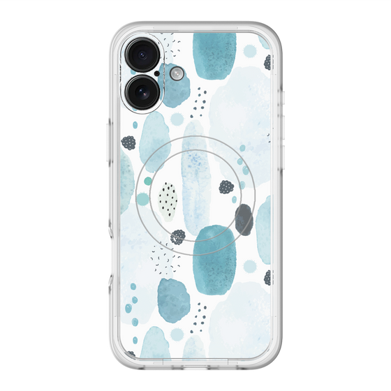 スリムプロテクションプレミアムケース with MagSafe［ 北欧水彩 - 04 ］