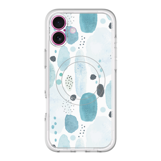 スリムプロテクションプレミアムケース with MagSafe［ 北欧水彩 - 04 ］