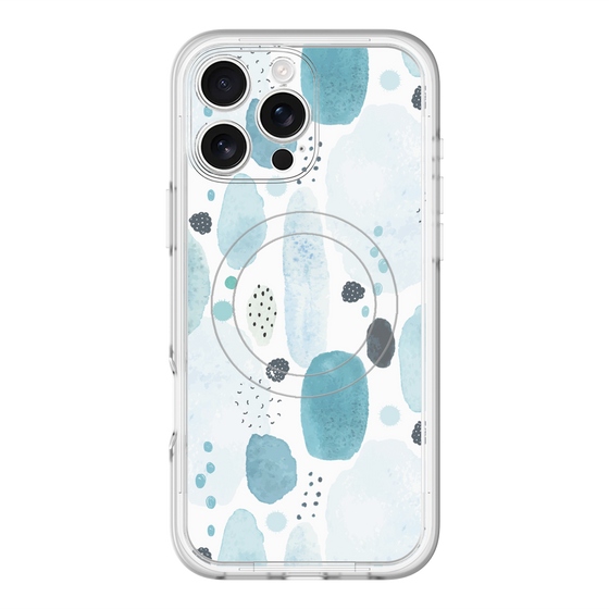 スリムプロテクションプレミアムケース with MagSafe［ 北欧水彩 - 04 ］